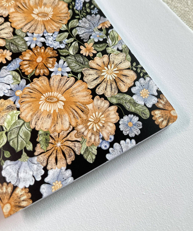 Dot Grid Notatbok | Dark Botanical
