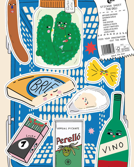 Klistremerkeark | The Deli | A5