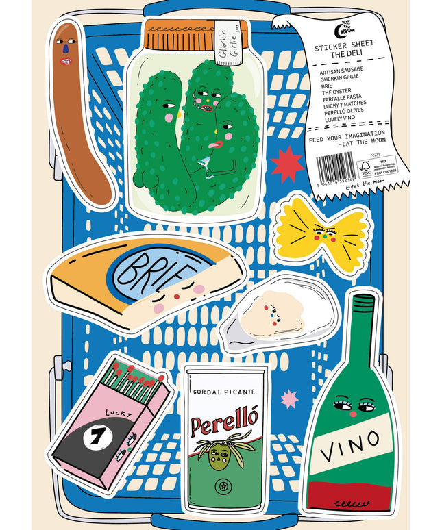 Klistremerkeark | The Deli | A5