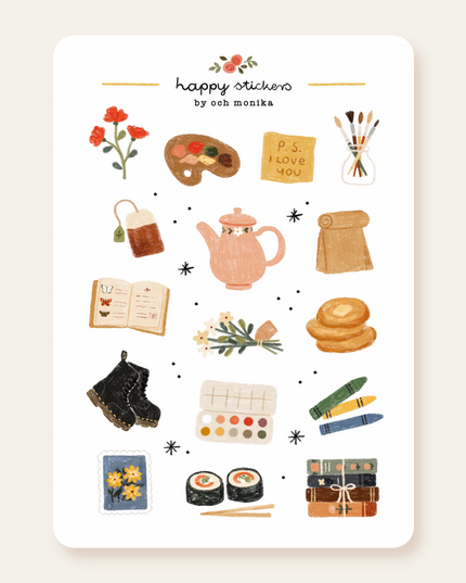 Klistremerkeark | Bits And Pieces | A6