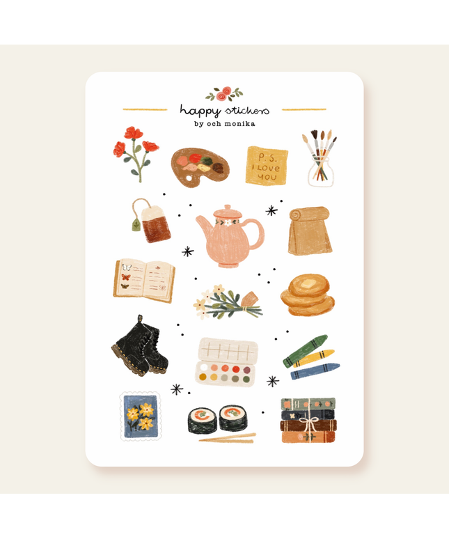 Klistremerkeark | Bits And Pieces | A6