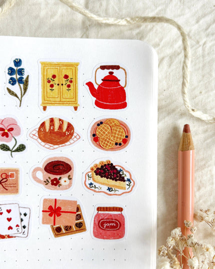 Klistremerkeark | Sweet Life | A6