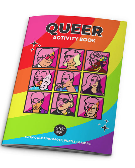 Queer LGBTQ+ Activity Coloring Book