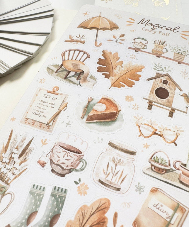 Klistremerkeark | Magical Cozy Fall