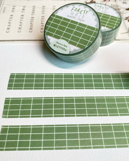 Washi Tape | Forest Grid