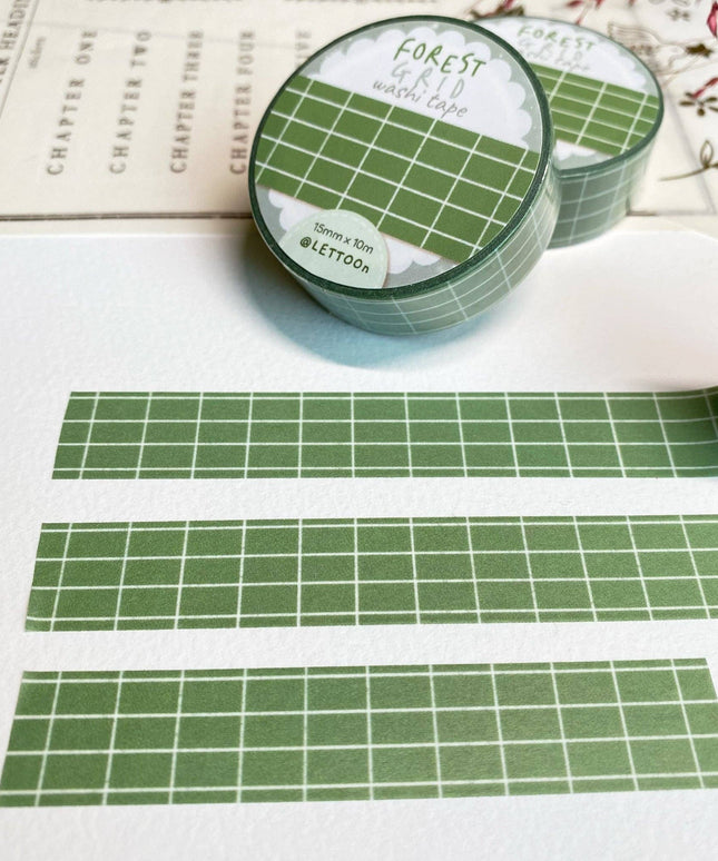 Washi Tape | Forest Grid
