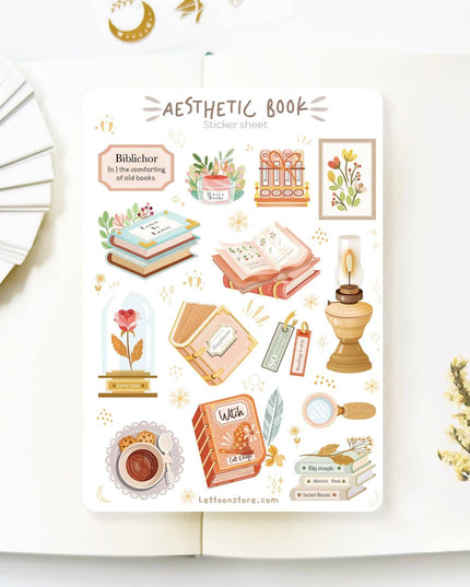 Klistremerkeark | Aesthetic Book