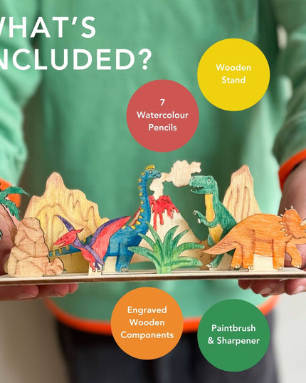 Lag Din Egen Dinosaurverden | DIY Dinosaur Hobbysett For Barn