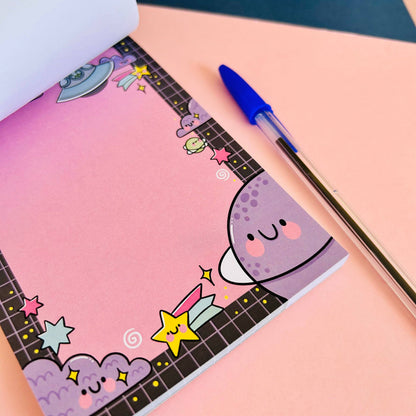 Space Cuties - A6 notatblokk