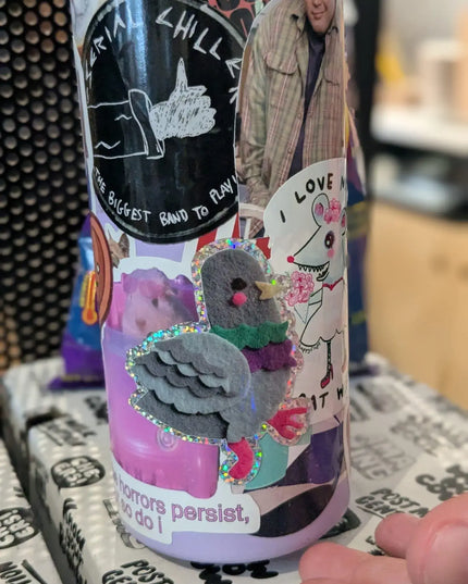 Glitter Due Vinyl Klistremerke