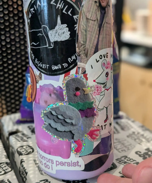 Glitter Due Vinyl Klistremerke