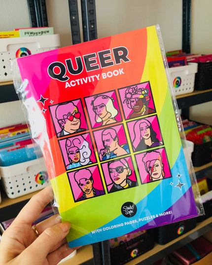 Queer LGBTQ+ Activity Coloring Book