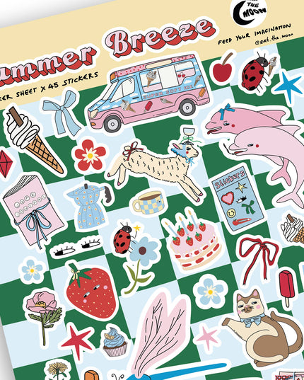 Klistremerkeark | Summer Breeze | A5