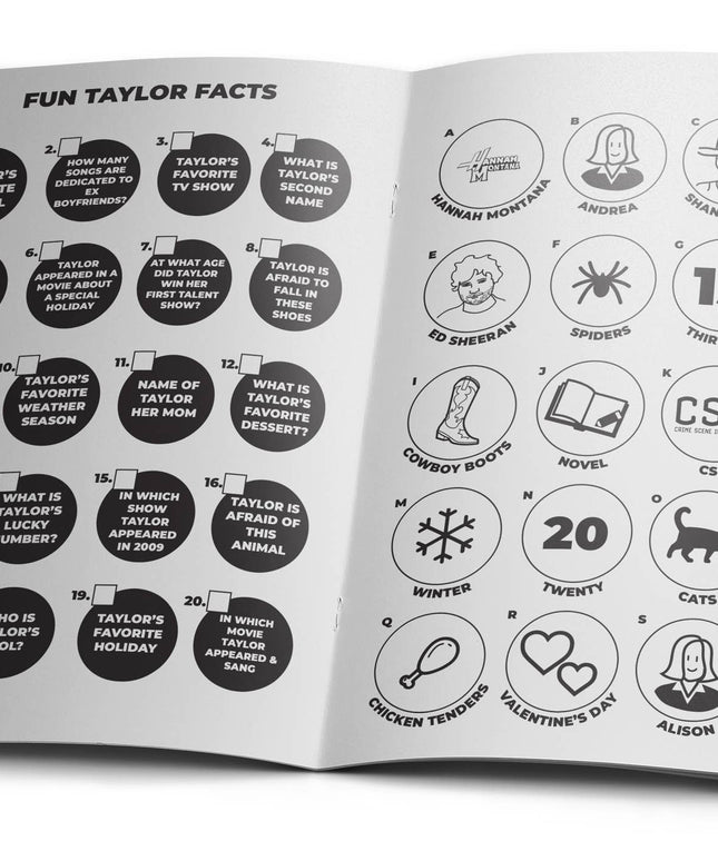 Taylor Activity Book A5