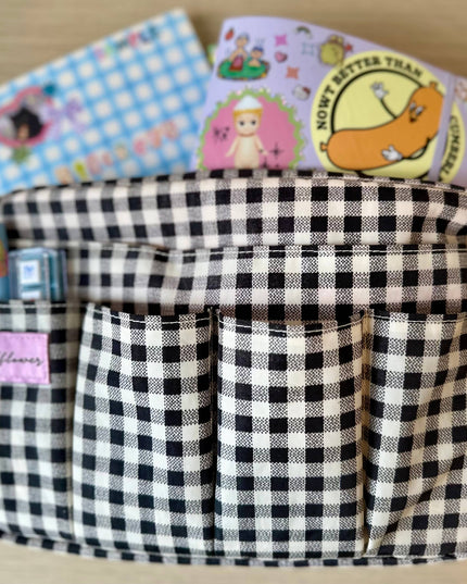 Gingham Journal Pouch | Journaling Veske