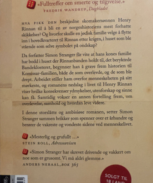 Stranger, Simon: Leksikon om lys og mørke