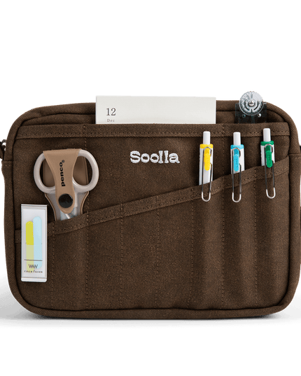 Forhåndsbestilling | Soolla® Studio Pouch, Coffee Bean | Hobbyveske