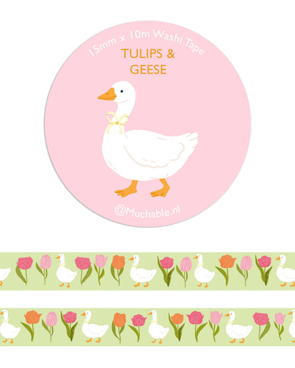 Washitape | Tulips & Geese