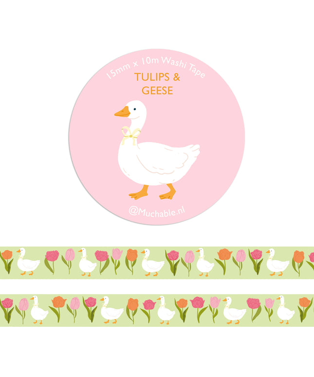 Washitape | Tulips & Geese