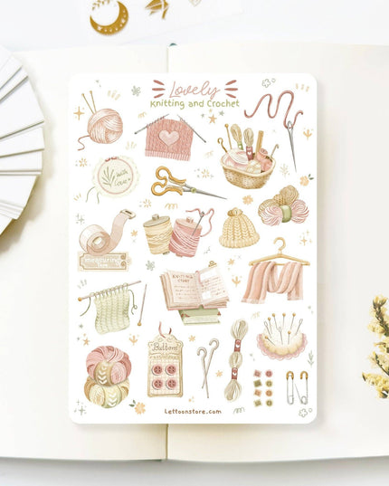 Klistremerkeark | Knitting & Crochet