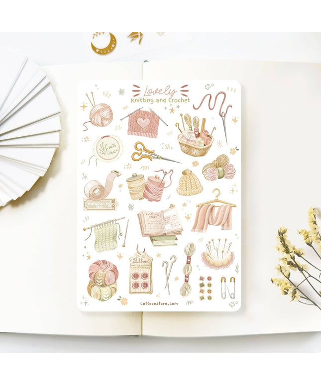 Klistremerkeark | Knitting & Crochet