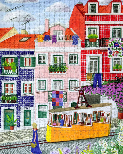 Lisbon Puslespill | 1000 Brikker
