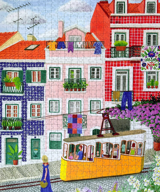 Lisbon Puslespill | 1000 Brikker