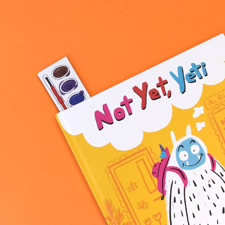 Vannmalingsbrett Bokmerke (det er die cut!)