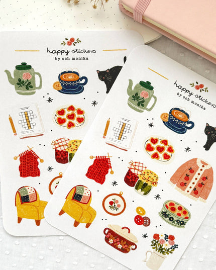 Klistremerkeark | Granny Things | A6