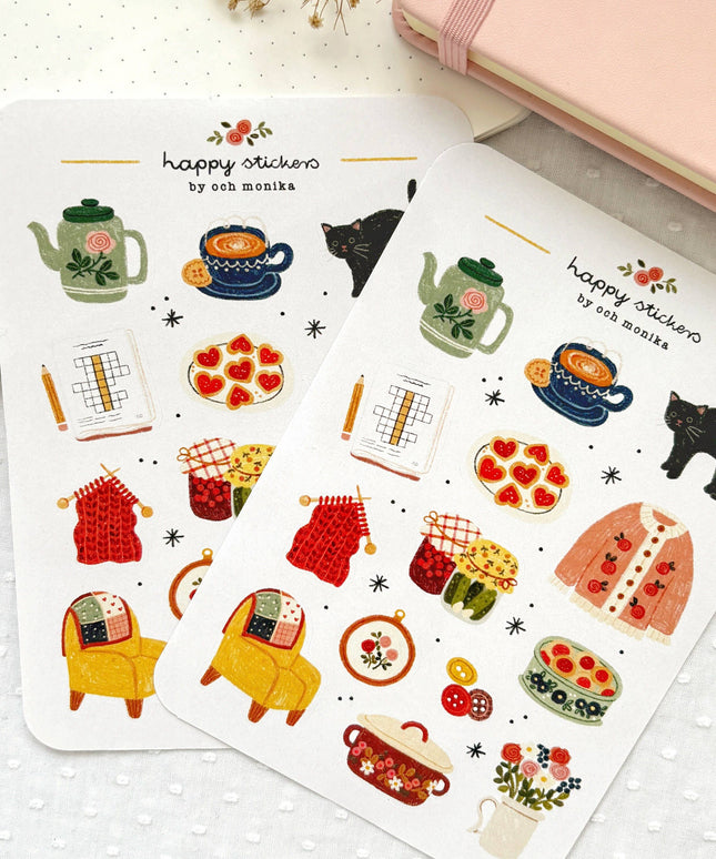 Klistremerkeark | Granny Things | A6