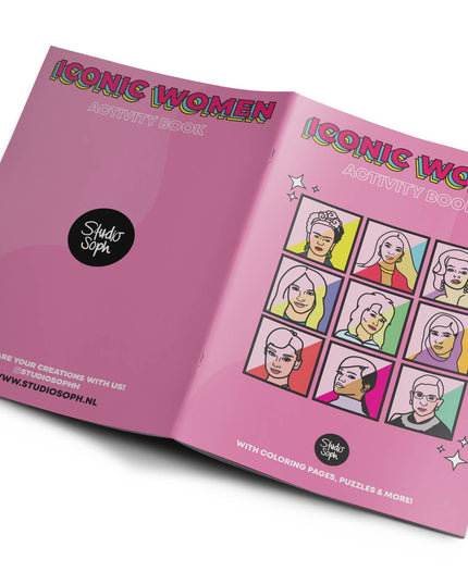 Iconic Women Activity Coloring Book