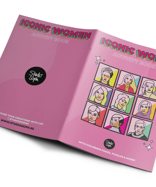 Iconic Women Activity Coloring Book