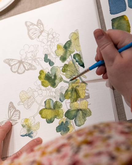 Watercolor Workbook: 30-Minute Beginner Projects | Akvarell Malebok for Voksne