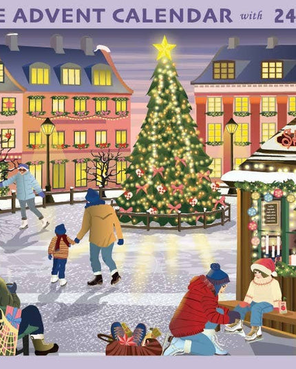 Puslespill Julekalender 1000 Brikker | Skate & Coffee