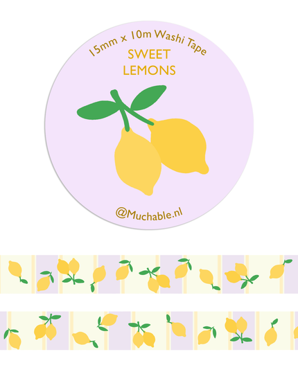 Washitape | Sweet Lemons | Sitroner