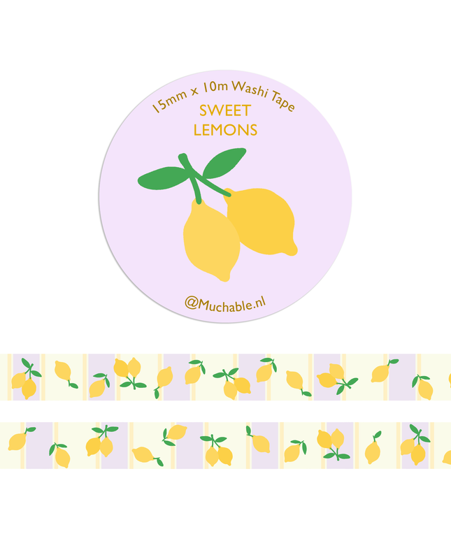 Washitape | Sweet Lemons | Sitroner