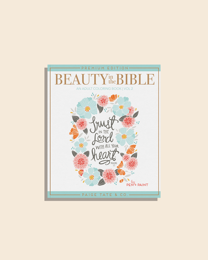 Beauty in the Bible 2: A Christian Coloring Book | Kristen Fargeleggingsbok for Voksne