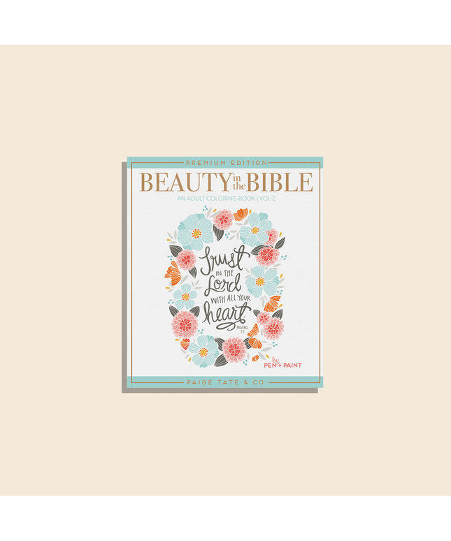 Beauty in the Bible 2: A Christian Coloring Book | Kristen Fargeleggingsbok for Voksne