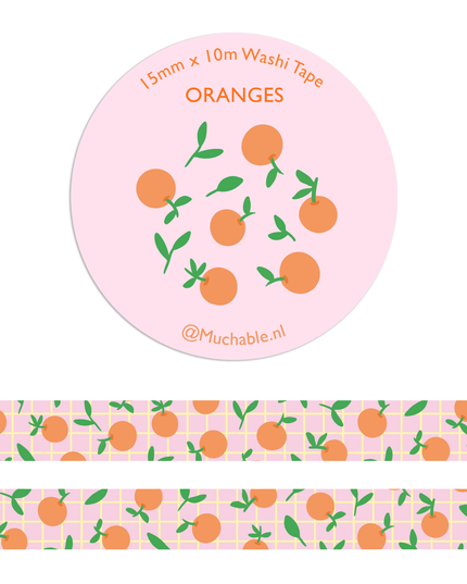 Washitape | illustrated oranges