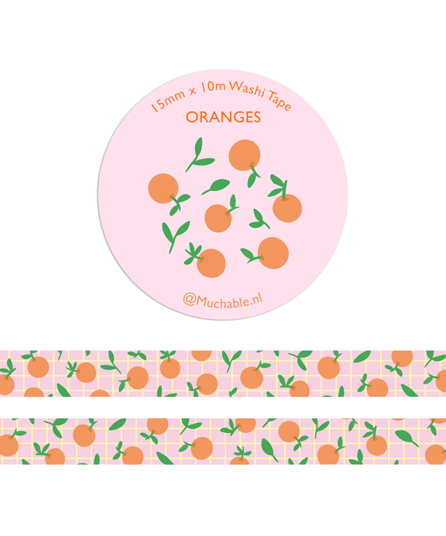 Washitape | illustrated oranges