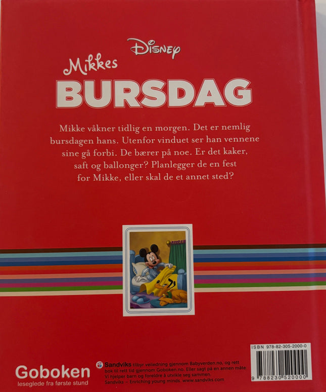 Disney - Mikkes bursdag