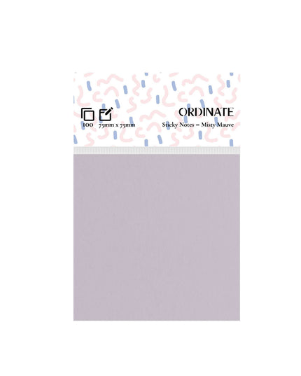 Misty Mauve Palette Collection Sticky Notes 75mm/100 ark