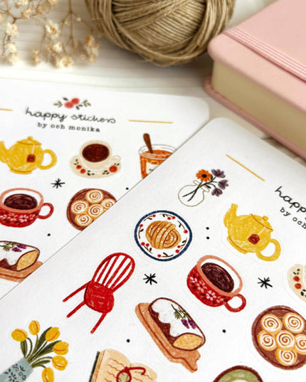 Klistremerkeark | Fika | A6