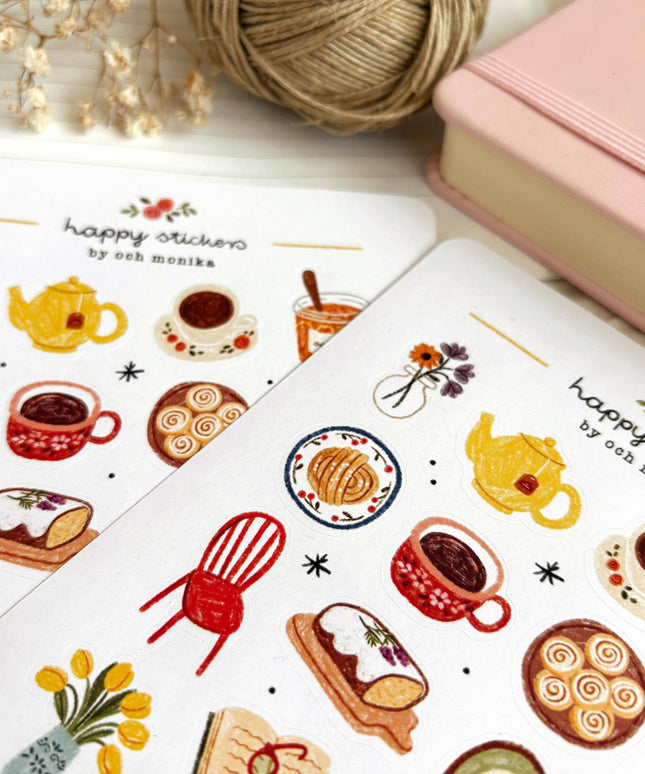 Klistremerkeark | Fika | A6