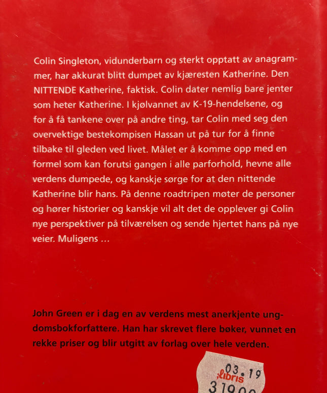 Green, John: En overflod av Katheriner