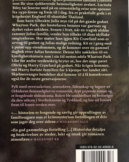 Orkideens hemmelighet - Lucinda Riley (pocket)