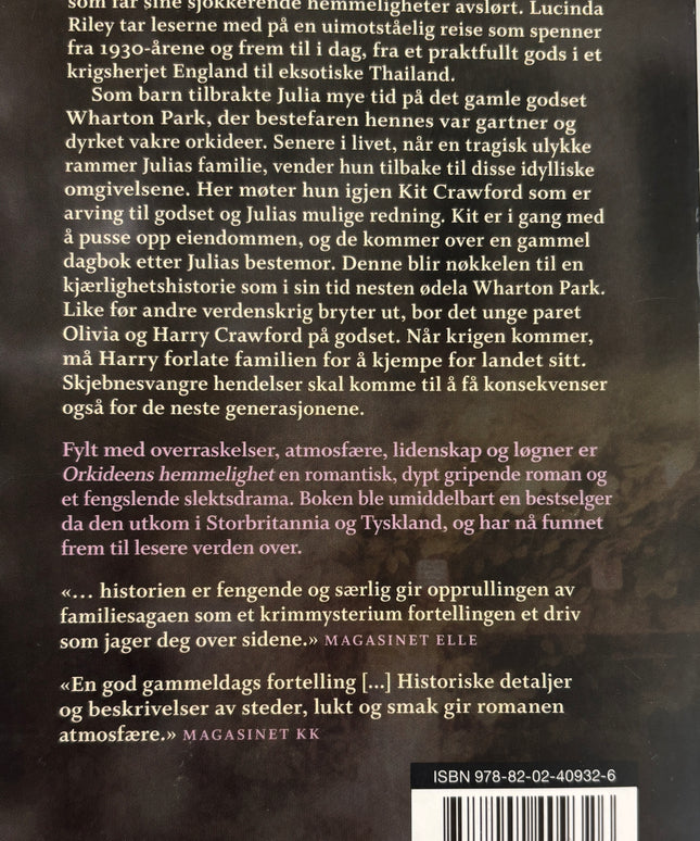 Riley, Lucinda: Orkideens hemmelighet