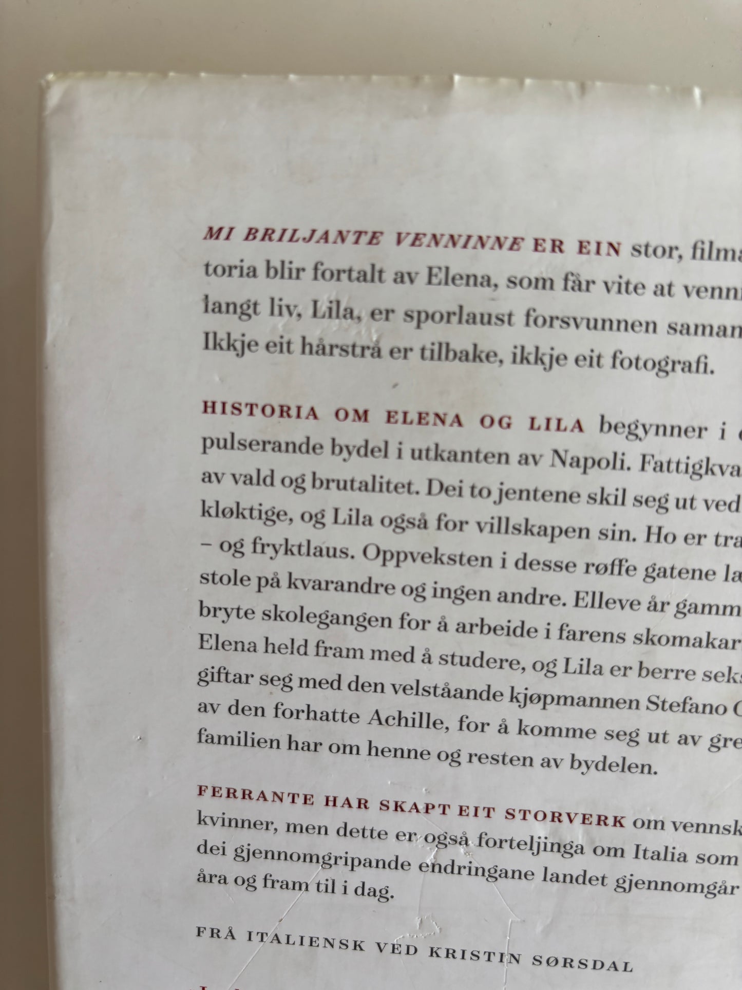 Ferrante, Elena: Mi briljante venninne