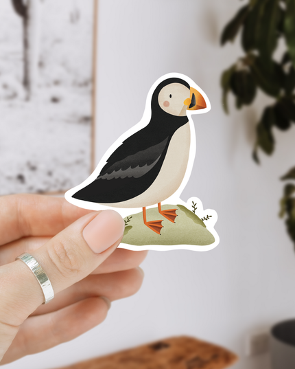 Vinyl Klistremerke | Puffin Island