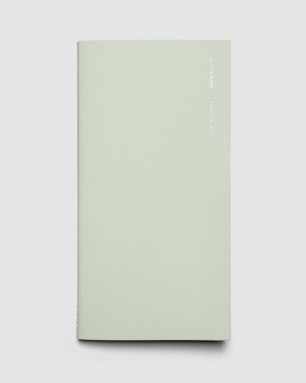 Forhåndsbestilling: Travel Notatbok | A5 Slim: Weekly Graph | Matcha